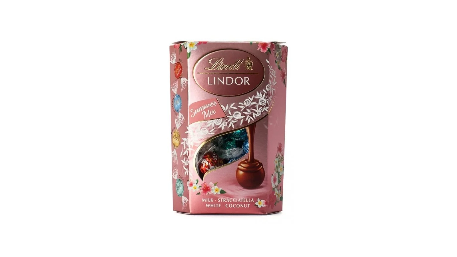 Lindor Raspberry Praline Praline LINDT Lindor summer mix cornet 200g - Cjenoteka