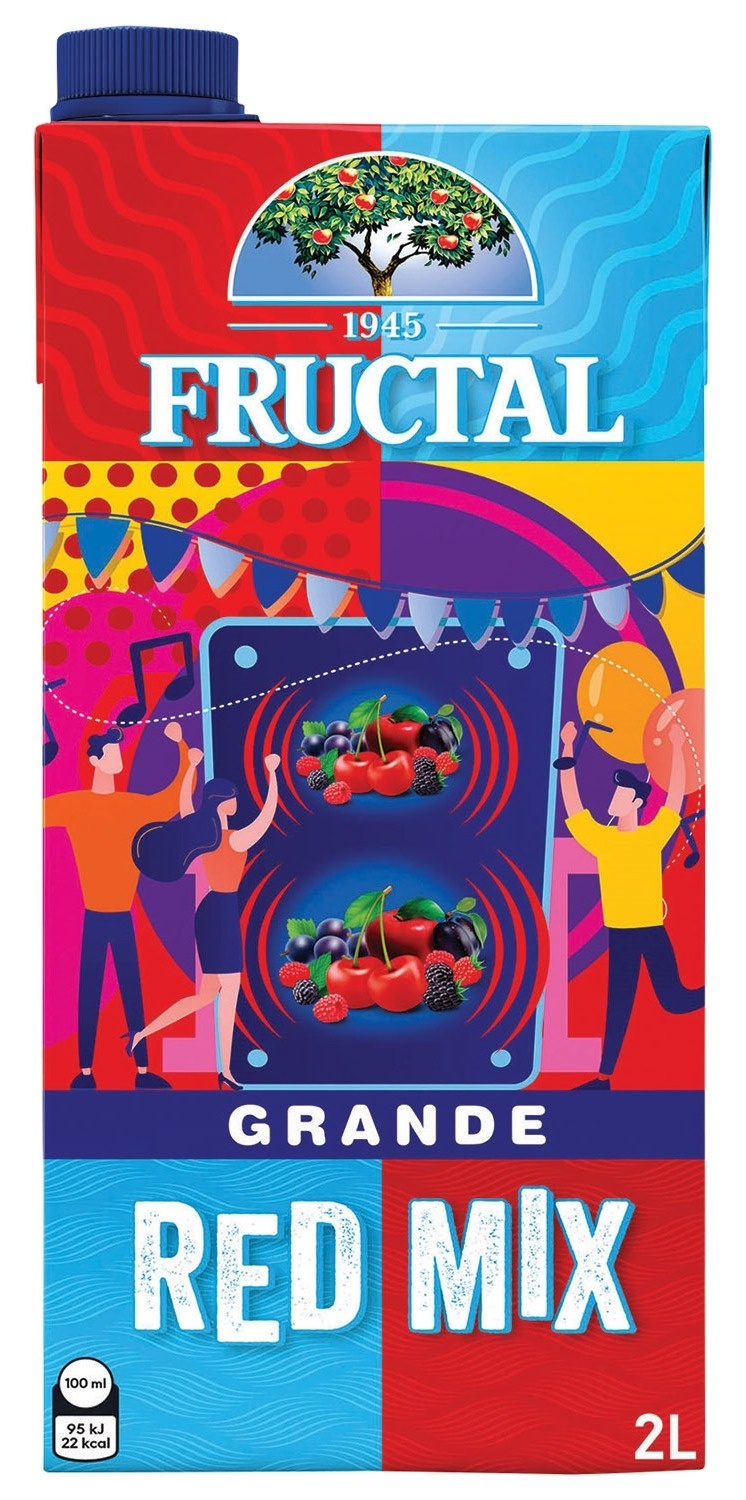 Fructal Multi FRUCTAL Grande Red Mix 2l - Cjenoteka
