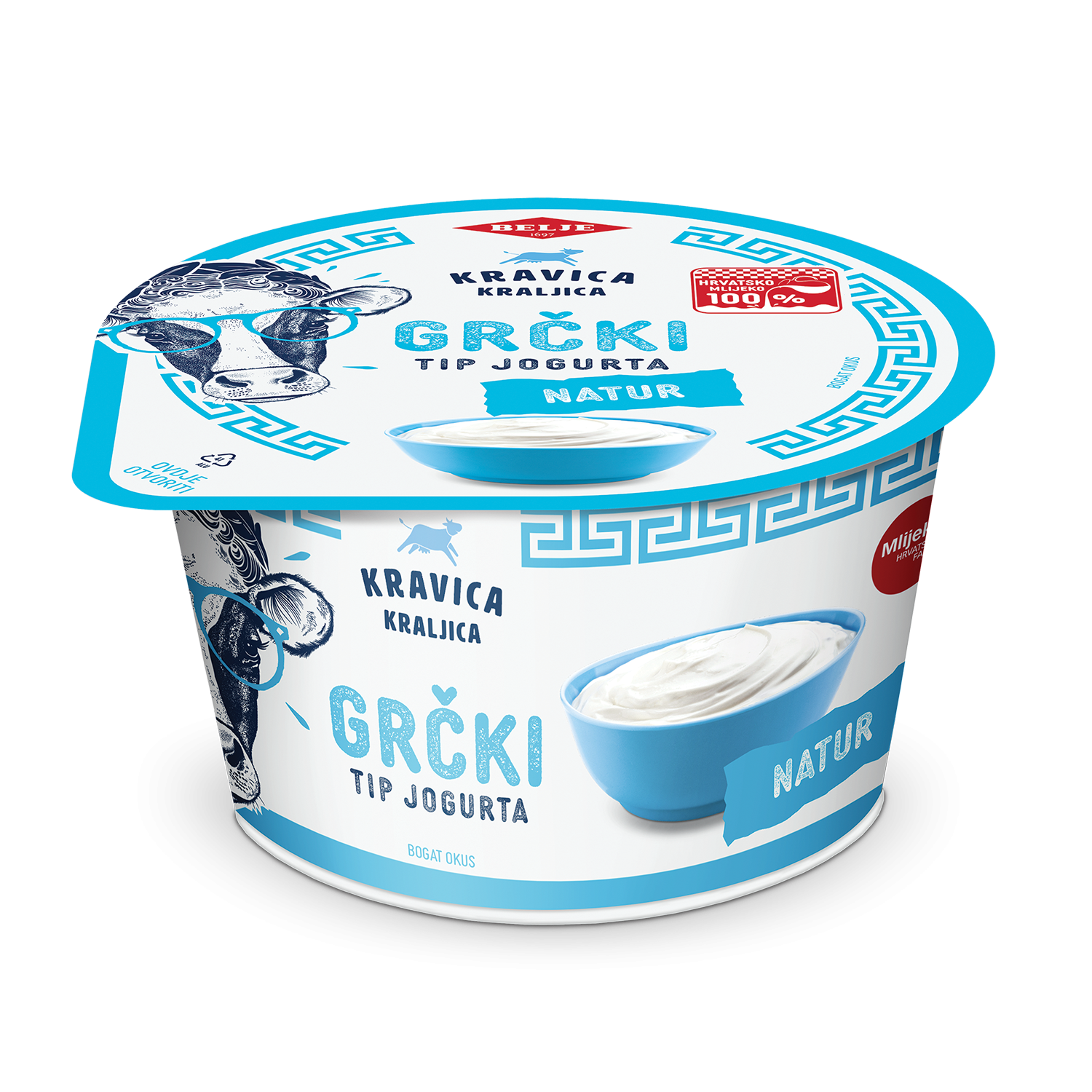 KRAVICA KRALJICA Natur Gr ki Tip Jogurta 150g Cjenoteka kravica-kraljica-natur-gr-ki-tip-jogurta-150g-cjenoteka