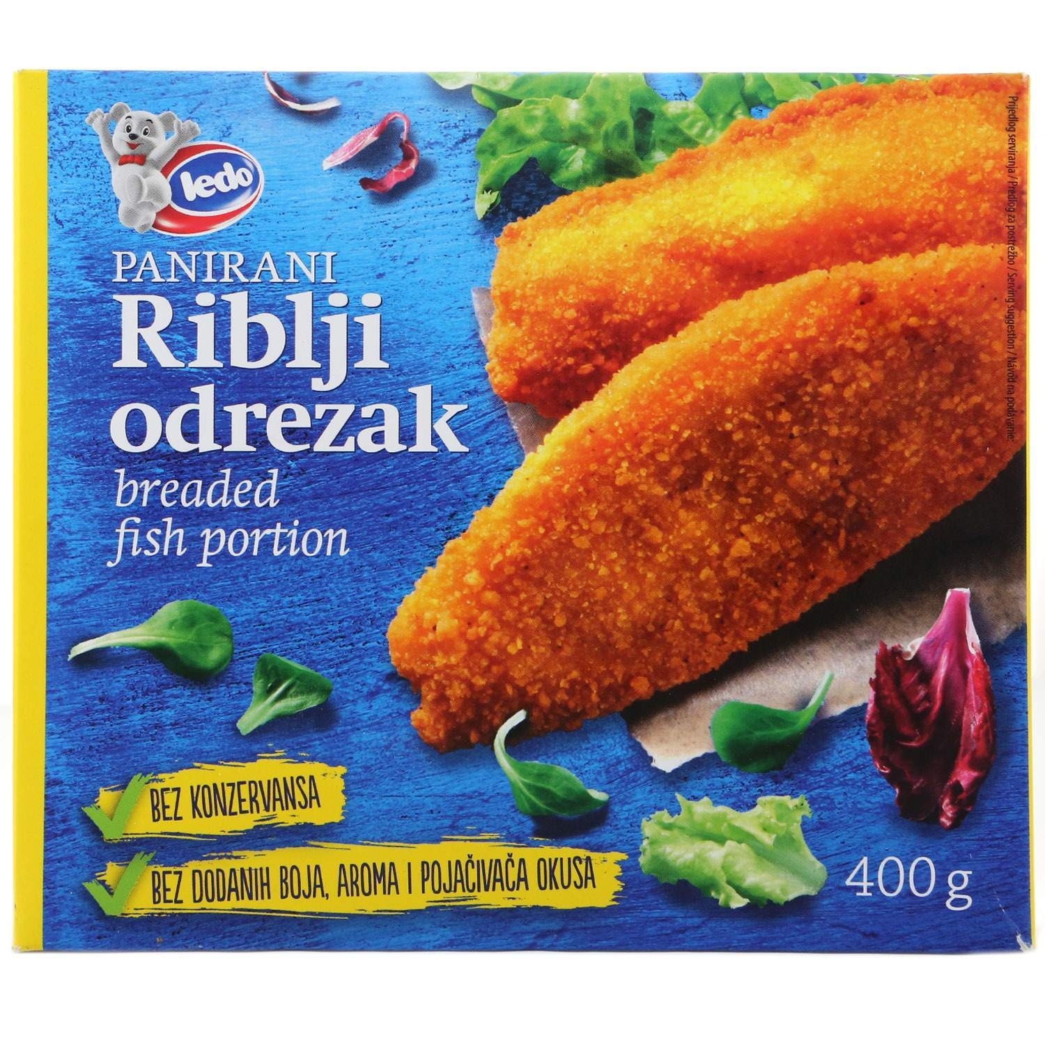 LEDO Panirani riblji odrezak 400g - Cjenoteka