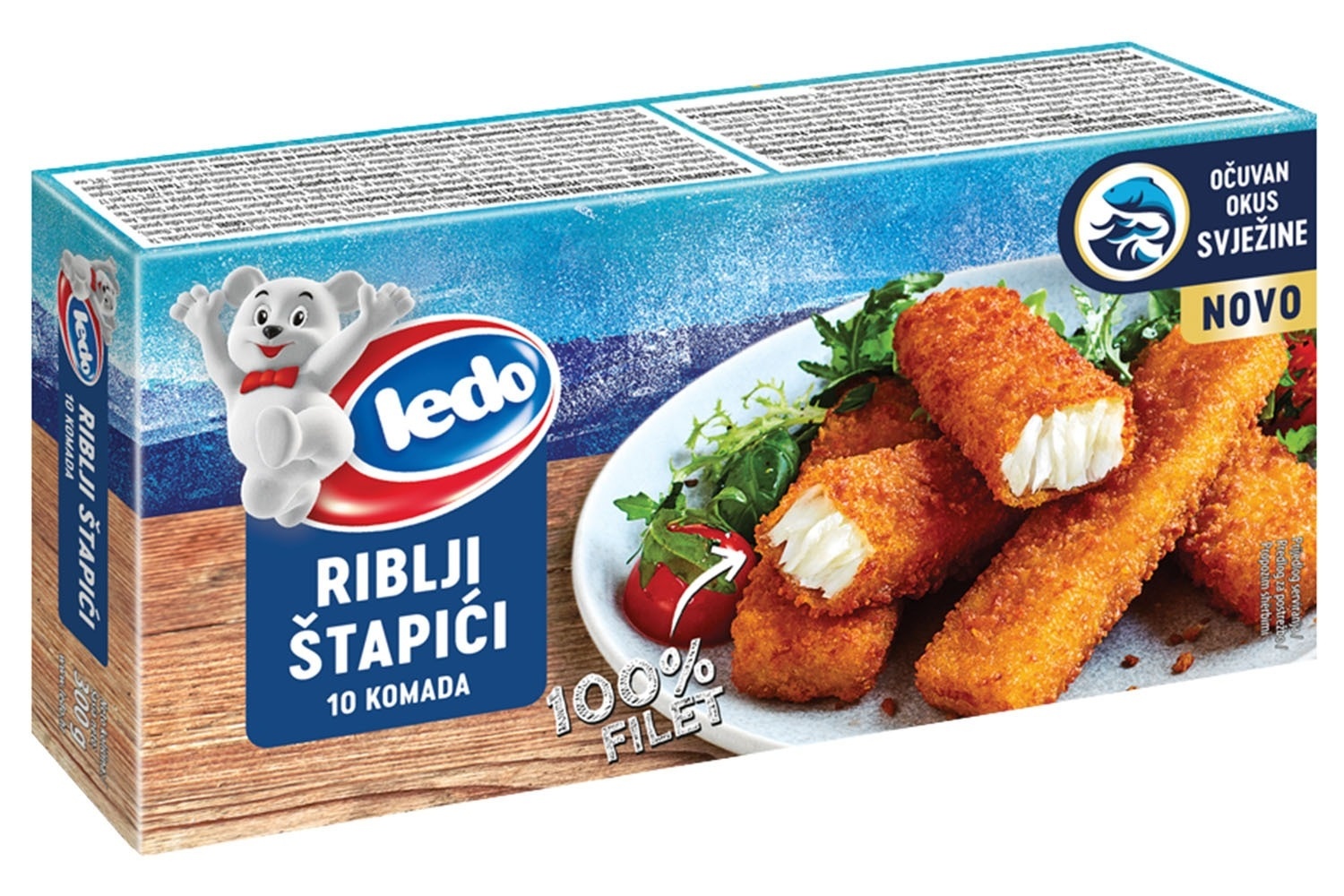 LEDO Panirani riblji štapići 100% filet 300g - Cjenoteka