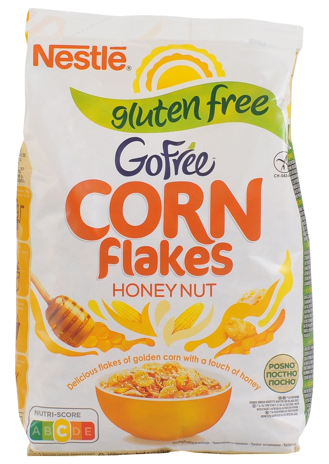 NESTLE corn flakes pahuljice s medom i kikirikijem 450g - Cjenoteka