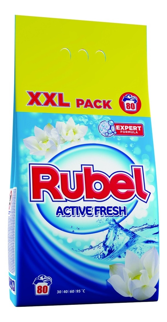 Rubel Robi Active RUBEL Active fresh deterdžent za rublje 80 pranja (5,2kg) - Cjenoteka