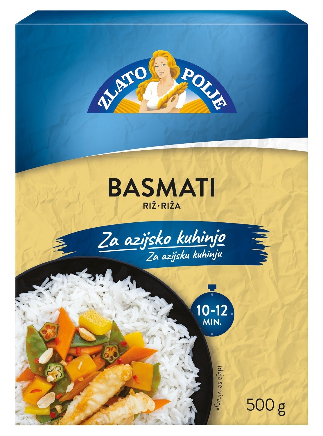 ZLATO POLJE Basmati riža 500g - Cjenoteka